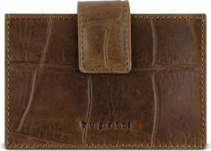 Bugatti Nevio Kreditkartenetui RFID Schutz Leder 11 cm