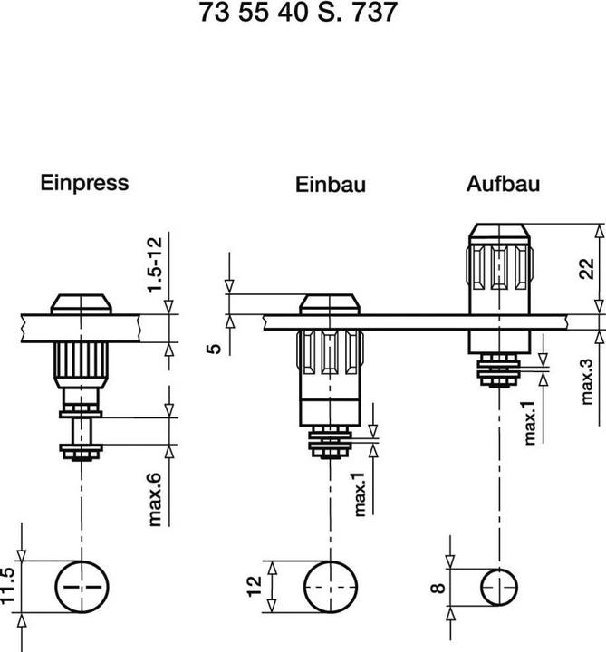 Produktbild Stäubli Laborbuchse Buchse, Einbau ver