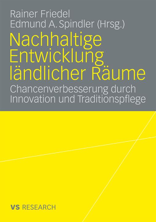 Immagine prodotto Nachhaltige Entwicklung ländlicher Räume (Tedesco, Edmund A. Spindler, Rainer Friedel, 2009)