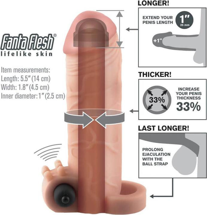 Actual product image Shots Vibrating Real Feel 1 Extension