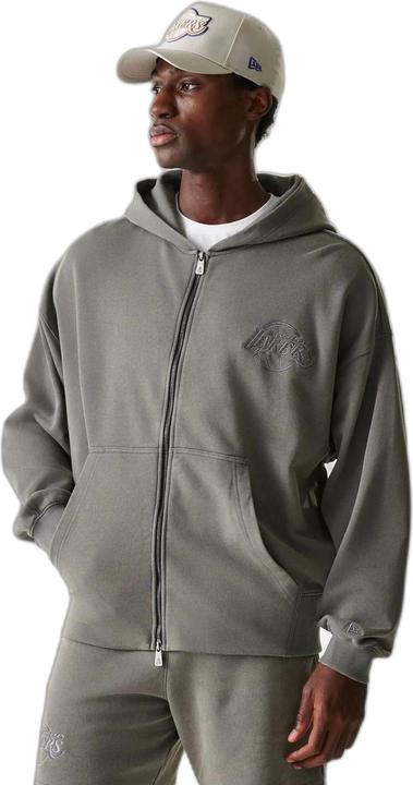 Produktbild New Era Voller Zip-Sweatshirt Los Angeles Lakers Washed (L)