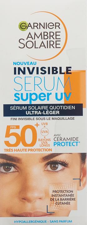 Immagine prodotto Garnier Ambre Solaire Super UV (Crema solare viso, SPF 50+, 30 ml, 111 g)