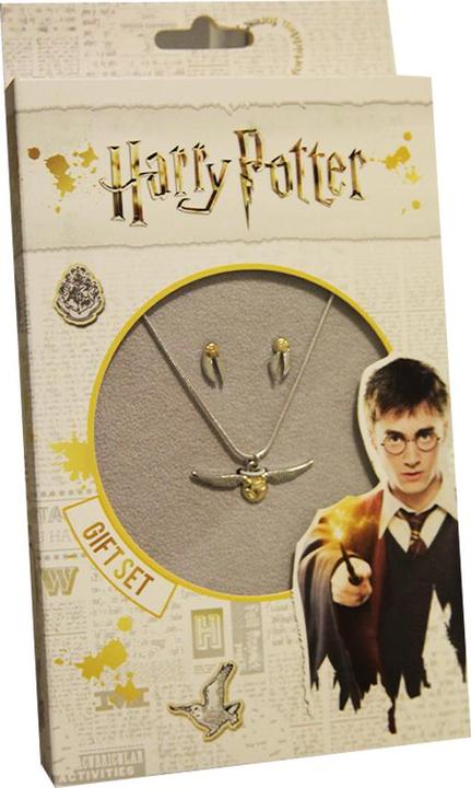 Produktbild Golden Snitch Ohrring und Halsketten Set Versilbert (100% Silber)