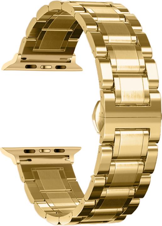 Produktbild Andi be free Apple Watch Armband Deluxe Edelstahl mit Faltschliesse (Edelstahl)