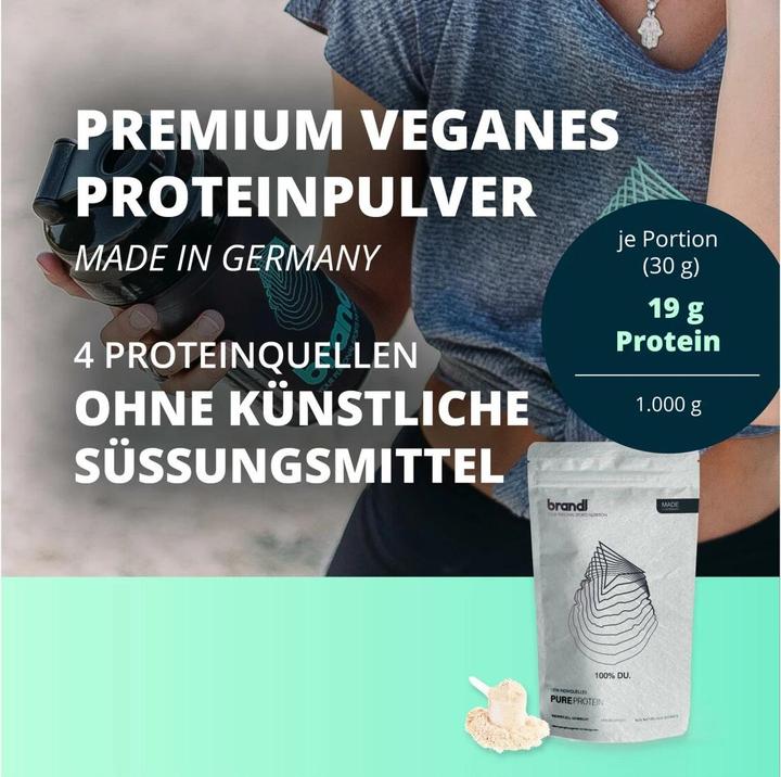 Produktbild Brandl-Nutrition Pure Protein Vegan (Schokolade, 1 Stk., 1000 g)