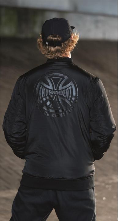 Actual product image Independent Chain Cross Bomber Jacket (M)
