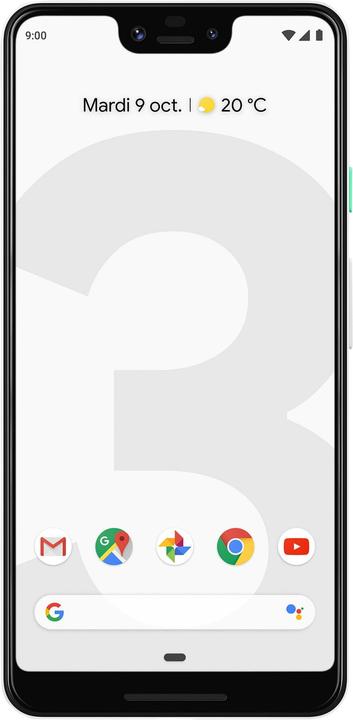 Actual product image Google Pixel 3 XL (64 GB, Clearly White, 6.30", Single SIM, 12.20 Mpx, 4G)