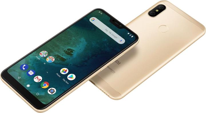 Produktbild Xiaomi Mi A2 (64 GB, Gold, 5.99", Dual SIM, 12 Mpx, 4G)