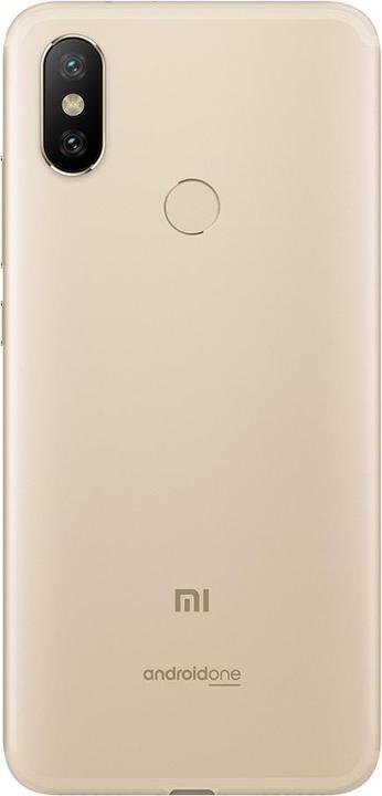 Produktbild Xiaomi Mi A2 (64 GB, Gold, 5.99", Dual SIM, 12 Mpx, 4G)