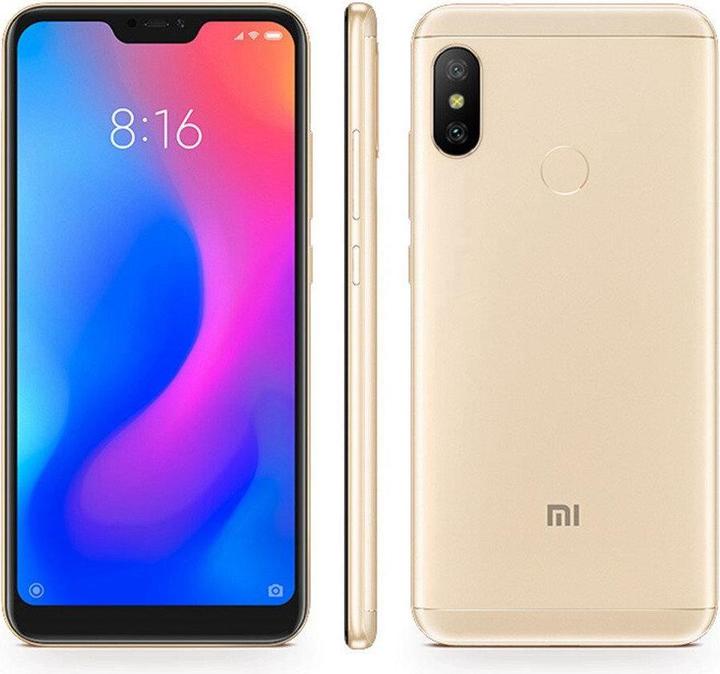 Image du produit Xiaomi Mi A2 Lite (32 Go, Or, 5.84", Double SIM hybride, 12 Mpx, 4G)