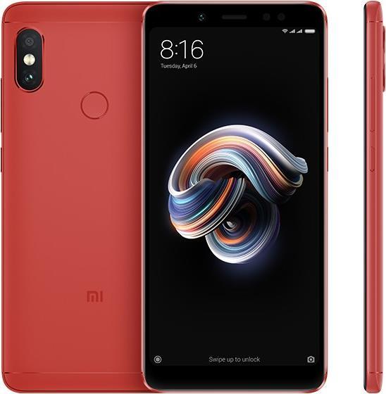 Produktbild Xiaomi Redmi Note 5 (64 GB, Red, 6", Hybrid Dual SIM, 12 Mpx, 4G)