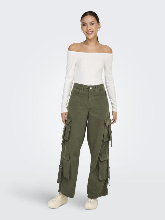 Actual product image Only ONLMALFY Weiter Beinschnitt Cargo-Hose Cargo-Hose (32)