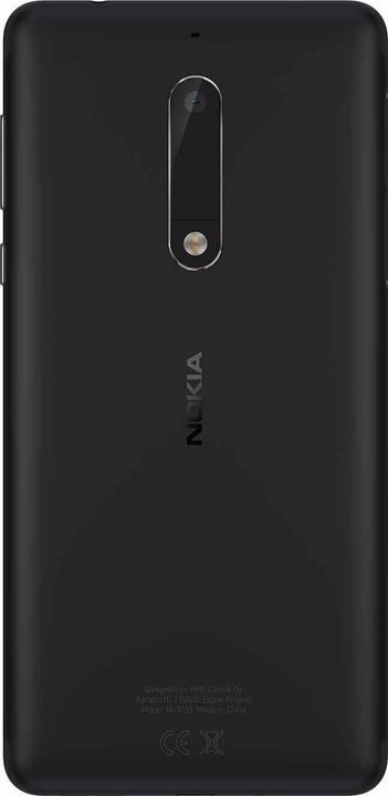 Image du produit Nokia 5 (16 Go, Noir mat, 5.20", Double SIM + SD, 13 Mpx, 4G)