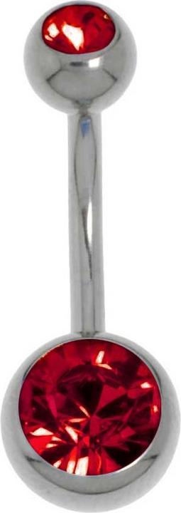 Bijouteria Bauchpiercing (Titan, Kristall)