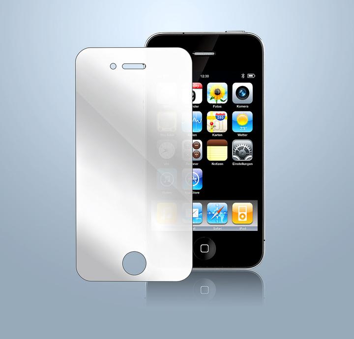 Produktbild Somikon Spiegel-Display-Schutzfolie für iPhone 4/4s (1 Stück, Apple iPhone 4)