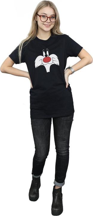 Immagine prodotto Looney Tunes Sylvester Big Face Maglietta Ampia Donna (3XL)