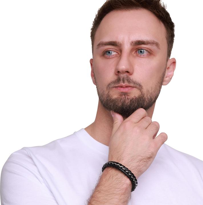 Image du produit Heideman Bracelet en cuir Laurin (23 cm, 100% cuir)