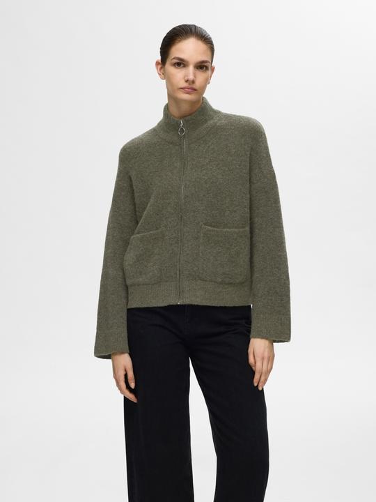 Produktbild Selected Femme Zip-up Strickjacke (XL)