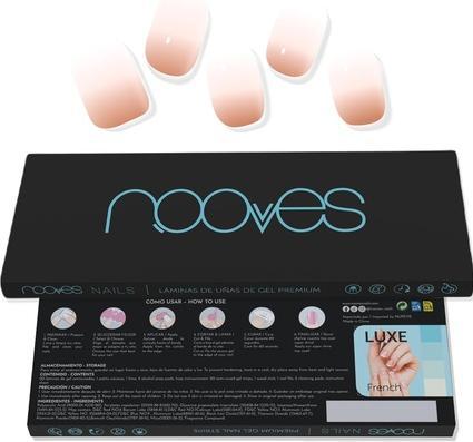 Produktbild Nooves NAILS Premium Pre-Coated Gel Nail Sheets Desert Nude Gradient 20 Stück (Braun)