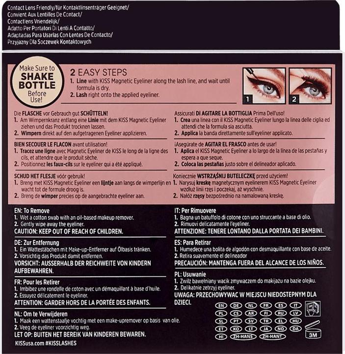 Immagine prodotto KISS Magnetic Eyleliner Strip Lash 01 4 g (01)