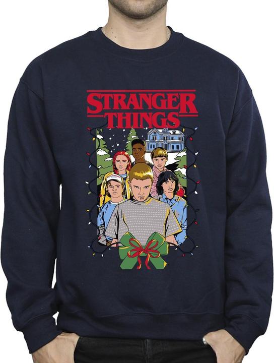 Produktbild Netflix Stranger Things Christmas Poster Sweatshirt (S)