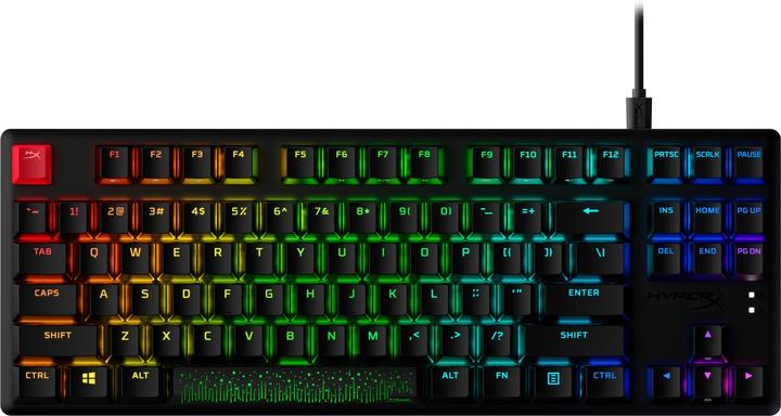 Produktbild HP HyperX Alloy Origins Core PBT HX Red - Mechanical Gaming Keyboard (US, Kabelgebunden)
