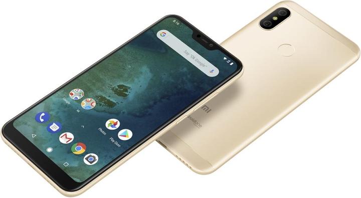 Actual product image Xiaomi Mi A2 (32 GB, Gold, Rose, 5.99", Dual SIM, 12 Mpx, 4G)