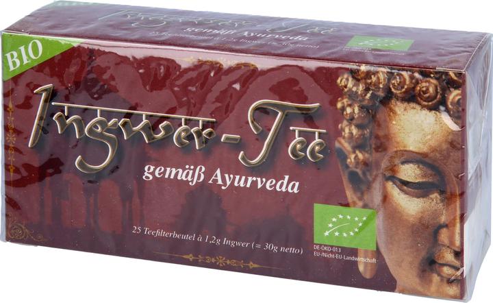 Produktbild Sanitas Ingwertee gemäss Ayurveda Bio, 25 St. Filterbeutel (30 g)