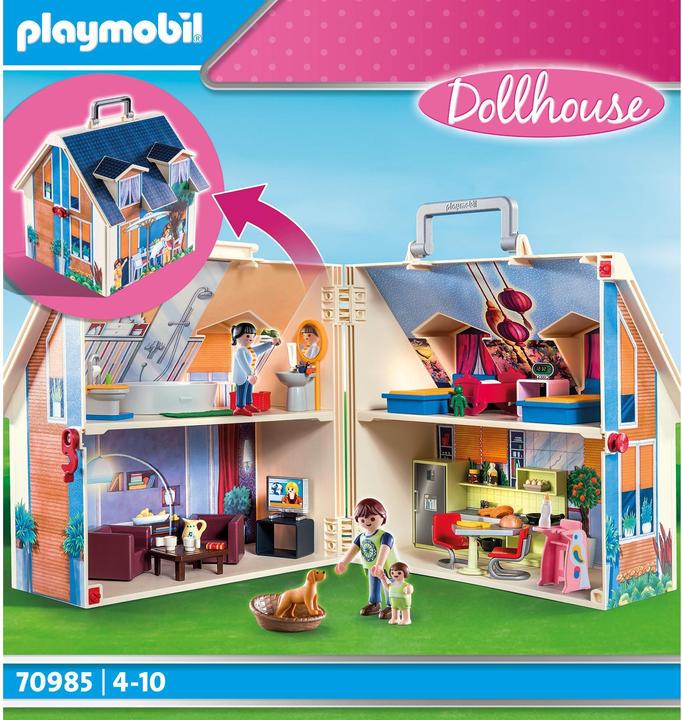 Actual product image Playmobil Takeaway doll's house (70985, Playmobil Dollhouse)