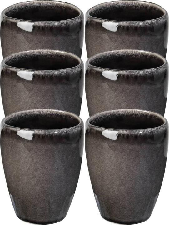 Image du produit Broste Copenhagen NORDIC COAL Mug sans anse 0,25 l Set6 (250 ml, 6 x)
