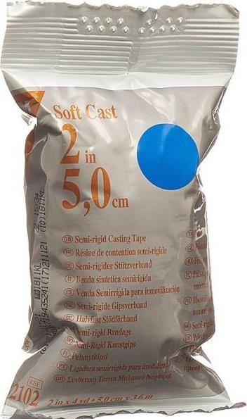 3M Scotchcast Softcast 5cmx3.65m blau, 10 Stück