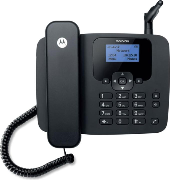 Motorola FW410L - 4G (solo con scheda SIM / SIM) - Batteria inclusa - Funzione di inoltro di chiamata -