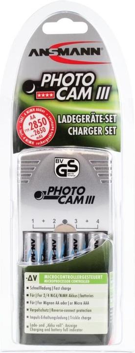 Actual product image Ansmann Photocam III (4 pcs., AA, 2850 mAh, Battery + charger)