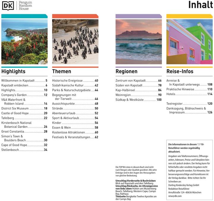 Image du produit TOP10 Reiseführer Kapstadt (Allemand, DK Verlag Voyage, 2023)