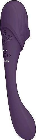 Actual product image Shots Double Ended Pulse Wave Air-Wave Bendable Vibrator