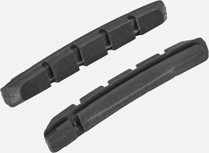 Actual product image Shimano M70R2 Brake Pads for Cartridge Brake Shoe for Alloy Rim (Shimano, Rubber)