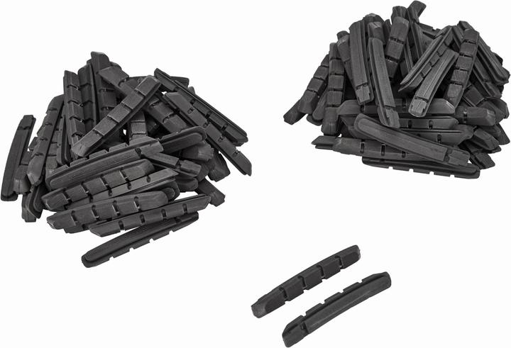 Actual product image Shimano M70R2 Brake Pads for Cartridge Brake Shoe for Alloy Rim (Shimano, Rubber)