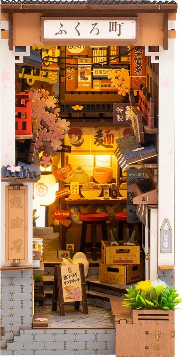 Actual product image Robotime Bausatz Sakura's Weinstrasse, Modell Art: Book Nook