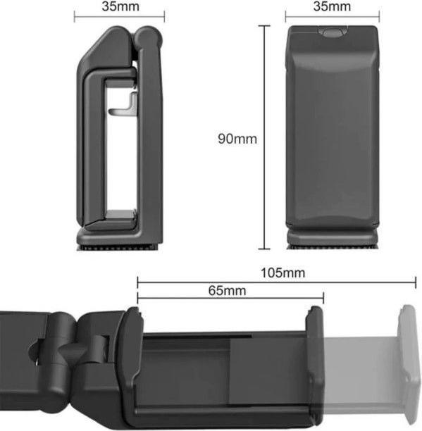 Immagine prodotto MU Classic Supporto da viaggio per smartphone ruotabile a 360 gradi, pieghevole per aereo, camper, treno