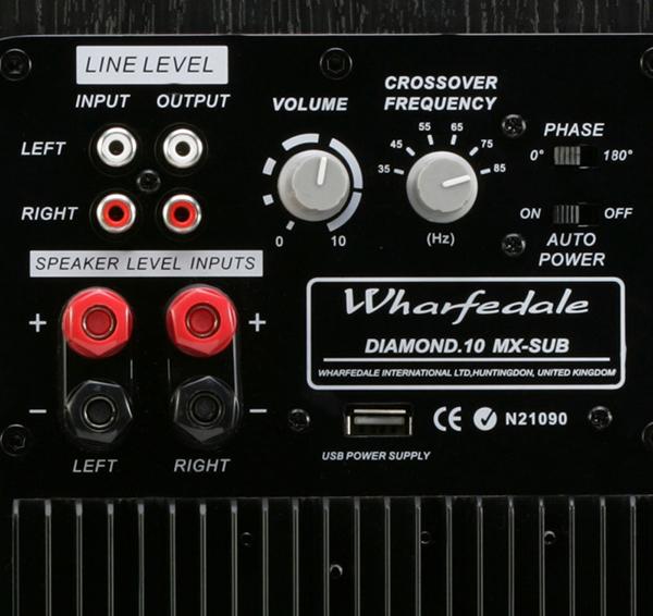Produktbild Wharfedale Diamond 10 MX-Sub Blackwood Vinyl (150 W)