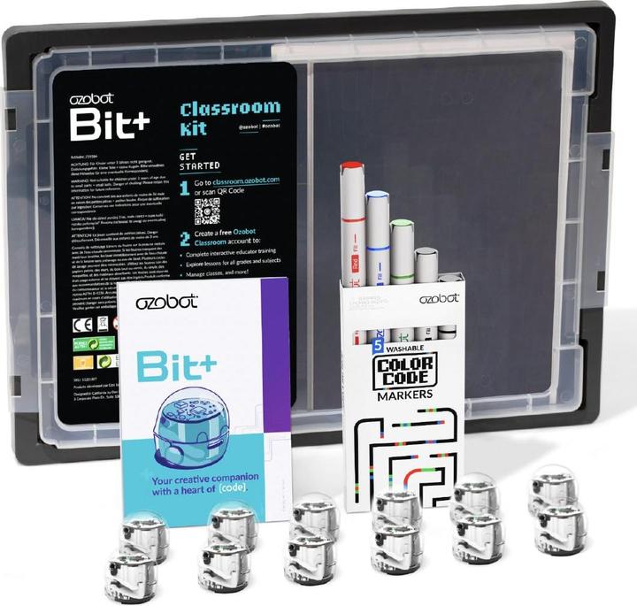 Ozobot Kit scolaire MINT Coding Robots Bit+ Classroom Kit 12 Robots
