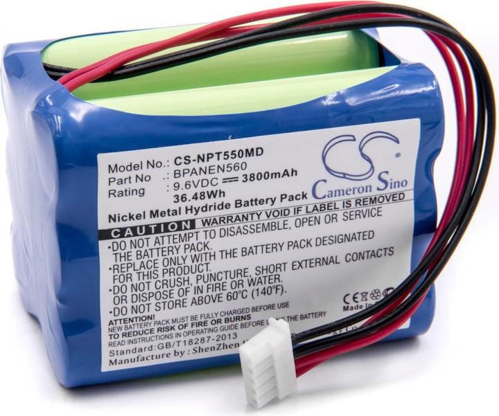 Produktbild XCell Medizintechnik-Akku als Ersatz für BPANEN560, EE090298, M6008-0, 069308 - 3800mAh, 9,6V, NiMH (9.60 V, 3800 mAh)