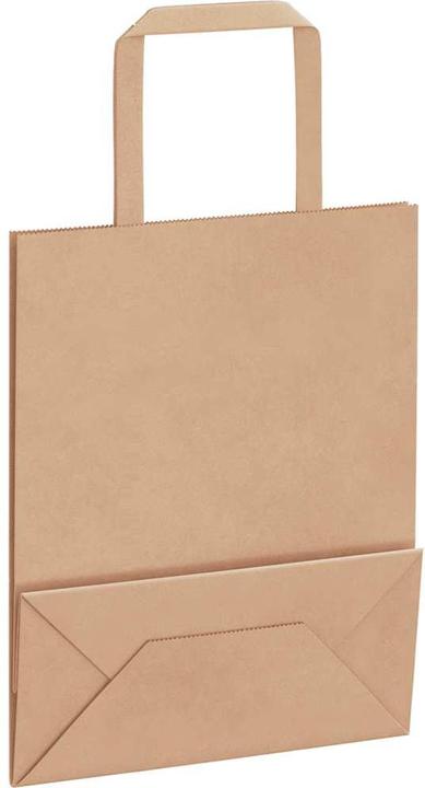 Image du produit VidaXL Sacs en papier kraft 250 pcs. avec anse Marron 18x8x22 cm Sac en papier (Pochette cadeau, 250 x)