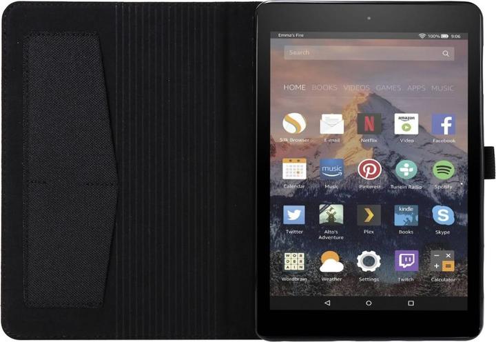 Produktbild König Design Schutz Hülle für Amazon Fire HD 8 (2020) Smart Cover Case Etui Tablet Tasche Neu (Fire HD 8 (2020))