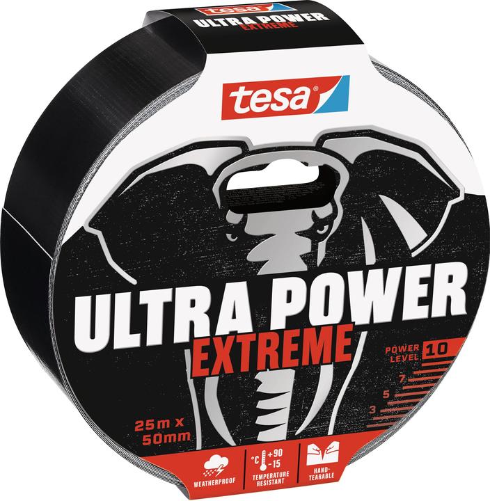 Actual product image tesa ULTRA POWER EXTREME repair tape, weather-resistant duct tape (50 mm)