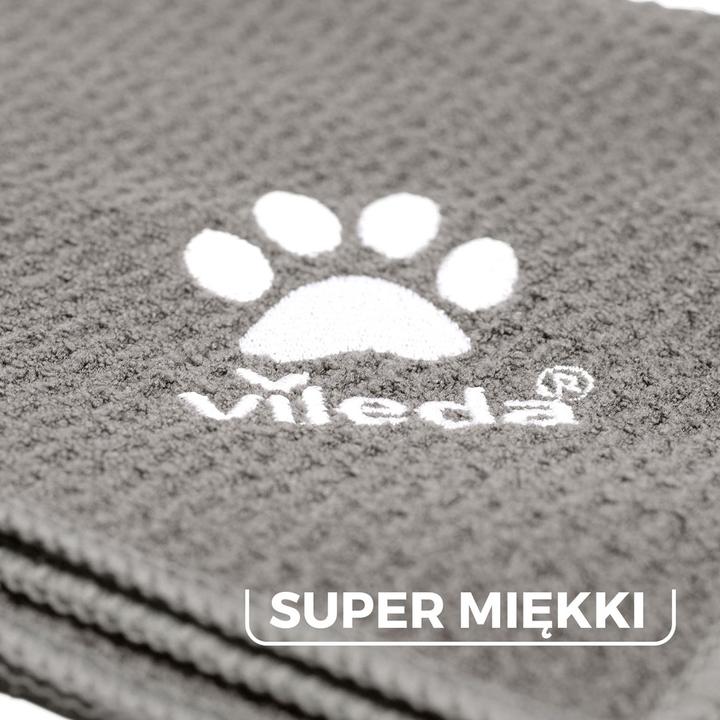 Image du produit Vileda Pet Pro serviette microfibre M (grise, taille M, 45 x 70cm) (45 x 70 cm)