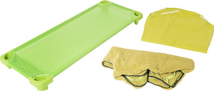 Image du produit Betzold Chaise longue empilable avec sac de couchage et surmatelas