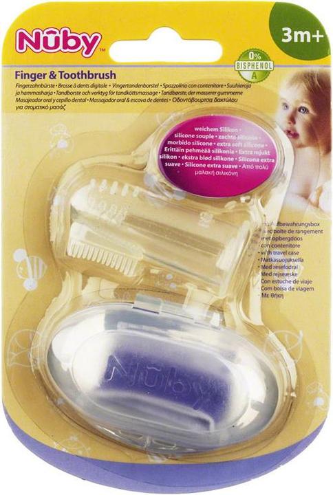 Immagine prodotto Nuby Spazzolino da denti a dito (Extra morbido, 1 x)