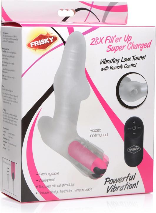 Image du produit Shots 28X Filler Up Super Charged Vibrating Love Tunnel + Remote