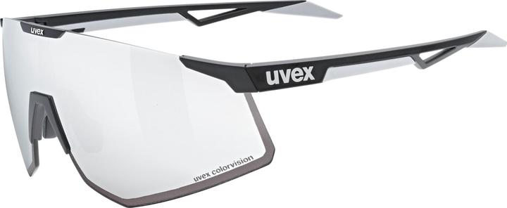 Uvex Sports pace perform CV (Nero opaco, colourvision serious silver)